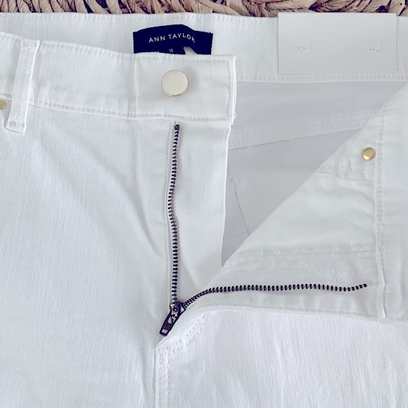 Ann Taylor White Slim Boot Jean - Picture 13 of 16